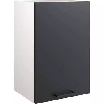 Навесной шкаф Атмосфера 40см Simple В400 Антрацит/ Белый 00-00020850