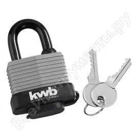 Навесной замок kwb 40 мм, всепогодный 955450