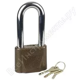 Навесной замок общего применения 70 мм зубр мастер 3720-1-01