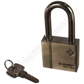 Навесной замок с удлиненной дужкой 60мм зубр эксперт 37290-60-1