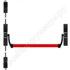 Нажимная ручка-штанга для двухстворчатых дверей Fuaro 1700С 41411