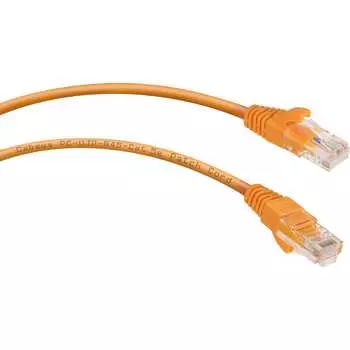 Неэкранированный патч-корд Cabeus PC-UTP-RJ45-Cat.5e-0.3m-OR-LSZH
