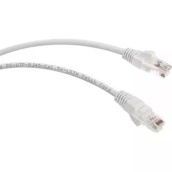 Неэкранированный патч-корд Cabeus PC-UTP-RJ45-Cat.5e-3m-WH-LSZH