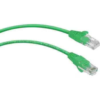 Неэкранированный патч-корд Cabeus PC-UTP-RJ45-Cat.5e-0.5m-GN