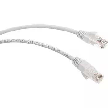 Неэкранированный патч-корд Cabeus PC-UTP-RJ45-Cat.5e-5m-WH-LSZH
