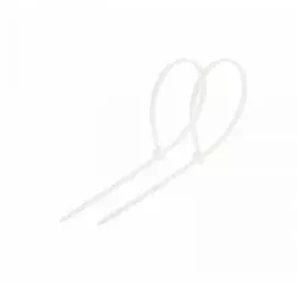 Нейлоновая хомут-стяжка REXANT 250x3,6 мм, белая 07-0250-25