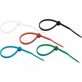 Нейлоновая хомут-стяжка REXANT 250x3,6 мм, цветная 07-0258-25