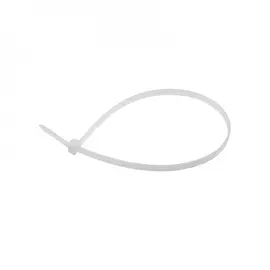Нейлоновая хомут-стяжка REXANT с тройным замком 200x3,6 мм, белая 67-0200