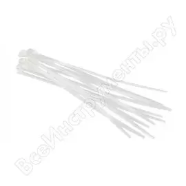 Неоткрывающаяся нейлоновая стяжка NIKOMAX NMC-CTN150-35-SL-WT-100