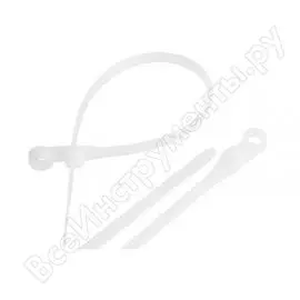 Неоткрывающаяся нейлоновая стяжка NIKOMAX NMC-CTN380-75-MT-WT-100