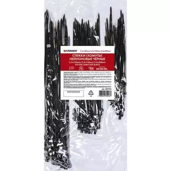 Нейлоновая сверхпрочная стяжка SONNEN 607924