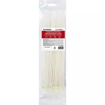 Нейлоновая сверхпрочная стяжка SONNEN Power Lock 607923