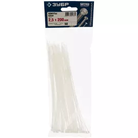 Нейлоновые хомуты ЗУБР 4-309017-25-200