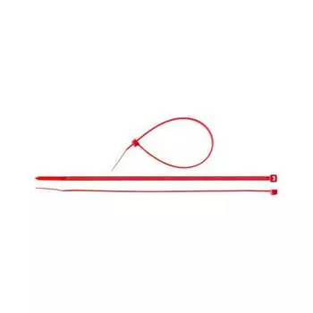 Нейлоновый хомут зубр мастер красный, 2,5 мм x 150 мм, 100 шт 309040-25-150