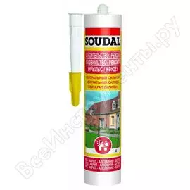 Нейтральный силиконовый герметик Soudal