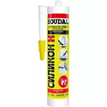 Нейтральный силиконовый герметик Soudal