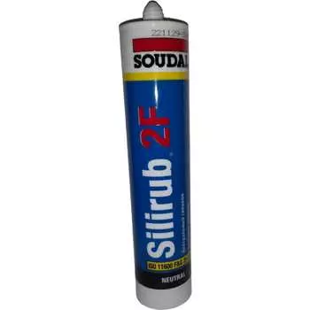 Нейтральный силиконовый герметик Soudal Силируб 2F 158938