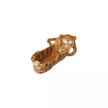 Необычное глазурованное кашпо КЕРАМИКА ЗОЛОТОЕ 063886