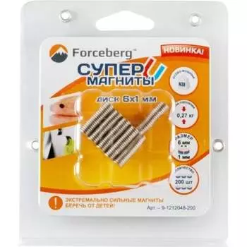 Неодимовый магнит-диск Forceberg 9-1212048-200