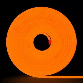 Неоновая светодиодная лента MAKSILED ML-NF-PR-6mm-L50-Orange