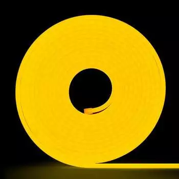 Неоновая светодиодная лента MAKSILED ML-NF-PR-6mm-L50-Golden Yellow