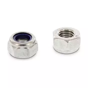 Нержавеющая самоконтрящаяся гайка Metiz-A2 М8, DIN 985, 100 шт. 98528 100