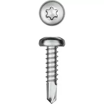 Нержавеющие саморезы KRAFTOOL DS-P 16x3.9 мм, 1 000 шт 300931-39-016