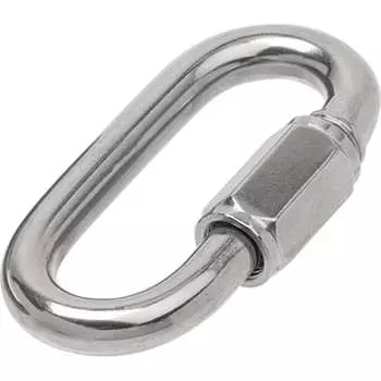 Нержавеющий карабин для соединения цепей KREPFIELD 9077А4КАРАБИН6ММ-20