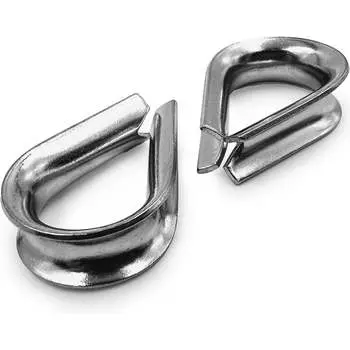 Нержавеющий коуш KREPFIELD 9073А4КОУШ3ММ-4