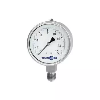 Нержавеющий виброустойчивый манометр TITAN LOCK TLSPGV100D1/2