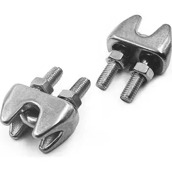 Нержавеющий зажим для троса KREPFIELD 9074 9074А4ЗАЖИМ6ММ-12