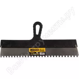 Нержавеющий зубчатый шпатель STAYER 1009-45-08