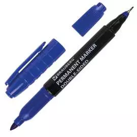 Нестираемый двусторонний перманентный маркер BRAUBERG