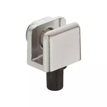 Никелированная шарнирная петля для стеклянных дверей Hafele