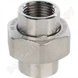 Никелированное разъемное соединение-американка STOUT RG008Q0SGHL598