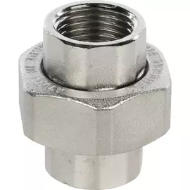 Никелированное разъемное соединение-американка STOUT RG008Q0SGHT6PS