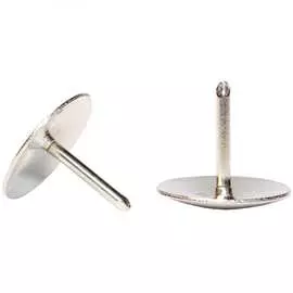 Никелированные канцелярские кнопки Berlingo