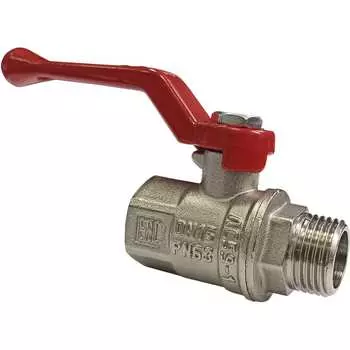 Никелированный шаровой кран для воды Valfex