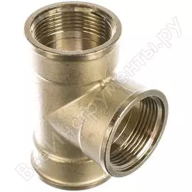 Никелированный тройник STOUT RG008Q0QT0517P