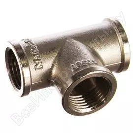 Никелированный тройник STOUT RG008Q0QSVV57E