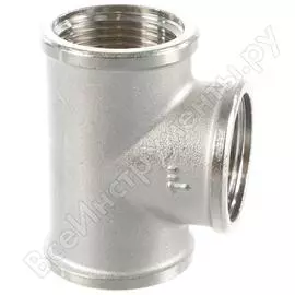 Никелированный тройник STOUT RG008Q0QT02UFM