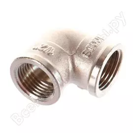 Никелированный угольник STOUT RG008Q0QS6925F