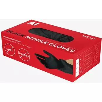 Нитриловые перчатки A1 NITRIL GLOVES A1-Gloves-XXL