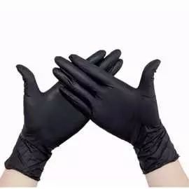 Нитриловые перчатки EcoLat Black 3740/XS