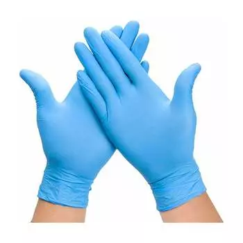 Нитриловые перчатки EcoLat Ocean blue 3035/S