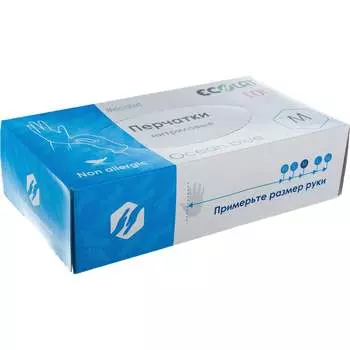 Нитриловые перчатки EcoLat Ocean blue 3035/M