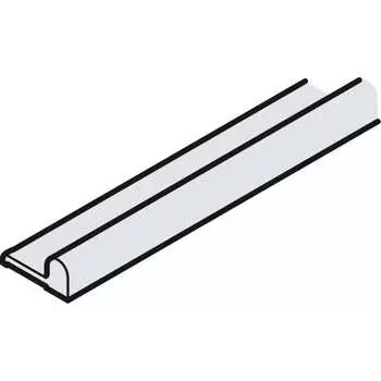 Нижний алюминиевый ходовой профиль Hafele Slido F-Line15 55A 402.26.623