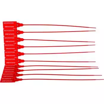 Номерная пластиковая пломба ТПК Технологии Контроля Универсал 220 24158