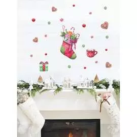 Новогодние интерьерные наклейки Verol