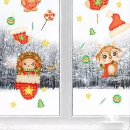 Новогодние интерьерные наклейки Verol